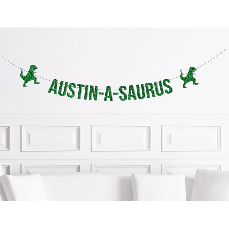 Custom Dinosaur Birthday Banner