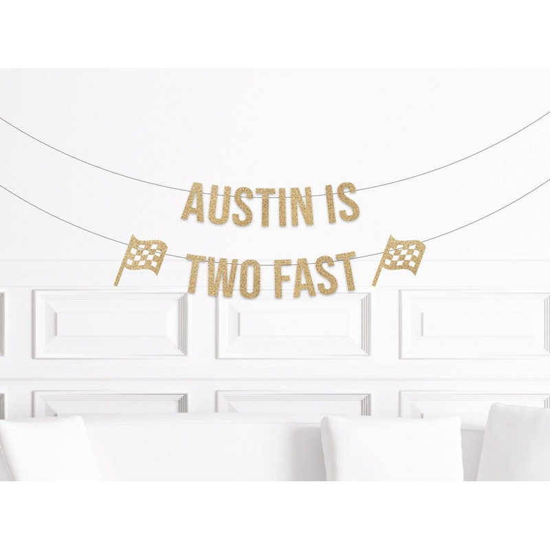Custom Two Fast Banner