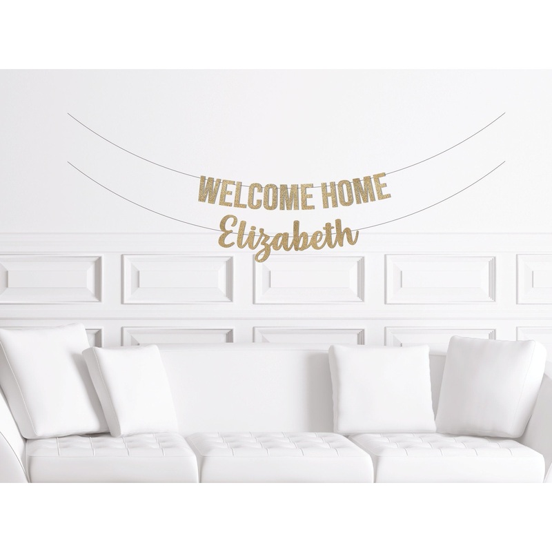 Custom Welcome Home Banner
