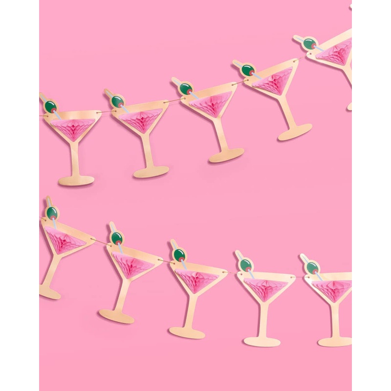 Dirty Martini 3D Paper Banner