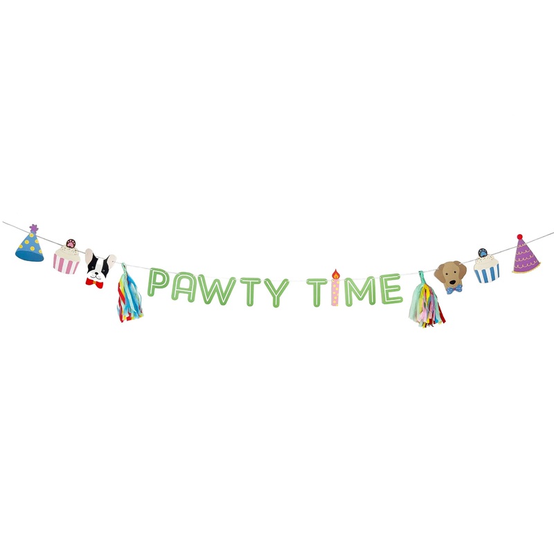 Dog Pawty Time Banner