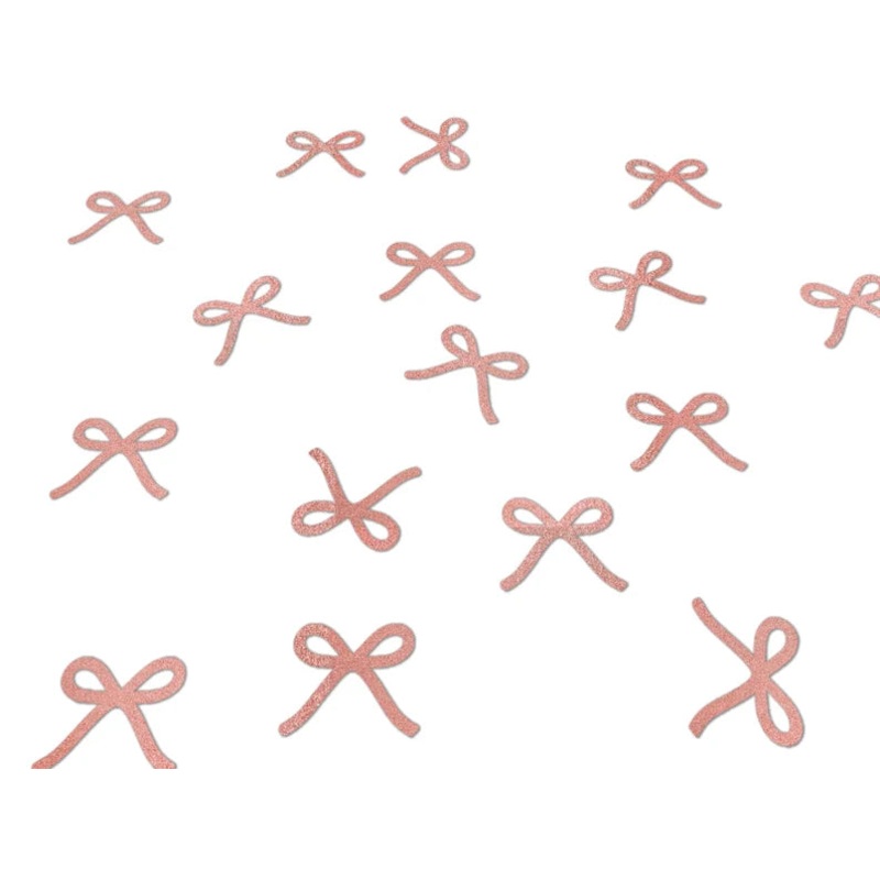 Glitter Bow Confetti