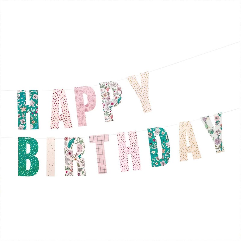 Happy Birthday Garland - Hygge