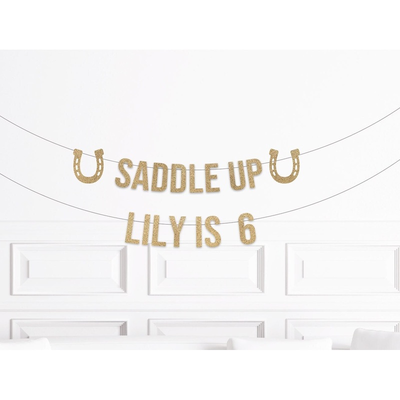 Horse Birthday Banner