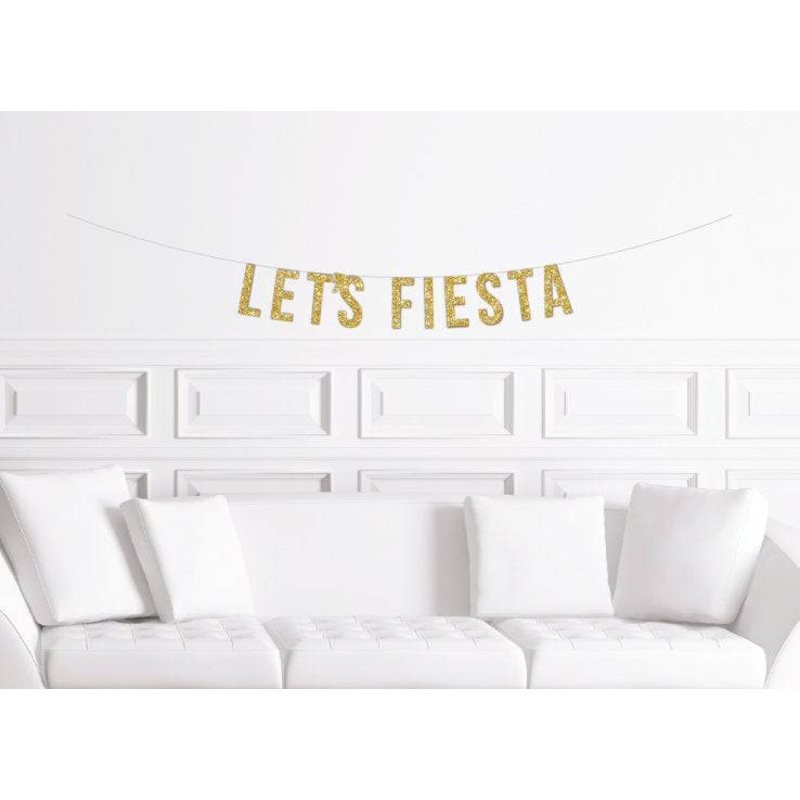 Let's Fiesta Birthday Banner