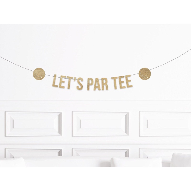 Let's Par Tee Golf Banner