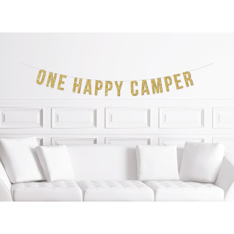 One Happy Camper Banner