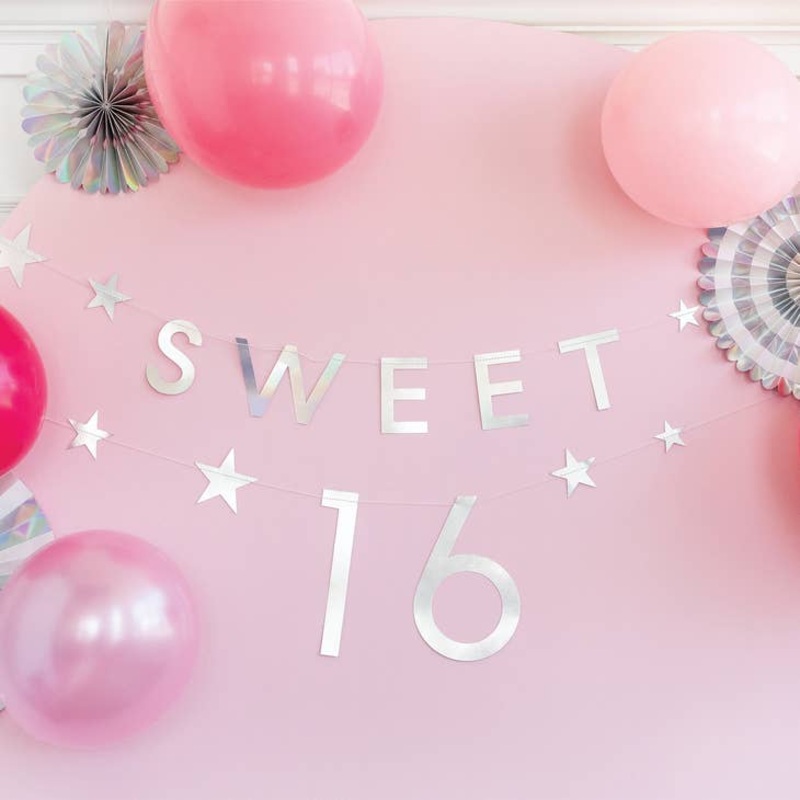 Sweet 16 Banner Sign