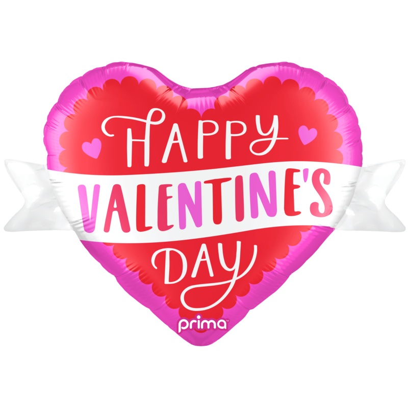 25" Happy Valentine's Day Banner