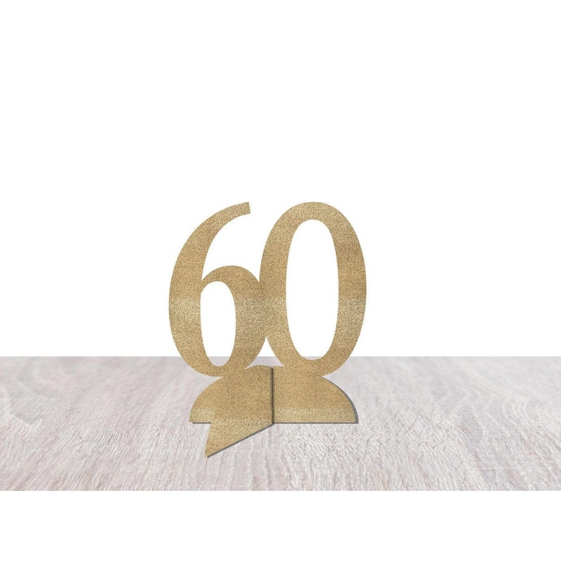 60th Birthday Table Centerpiece