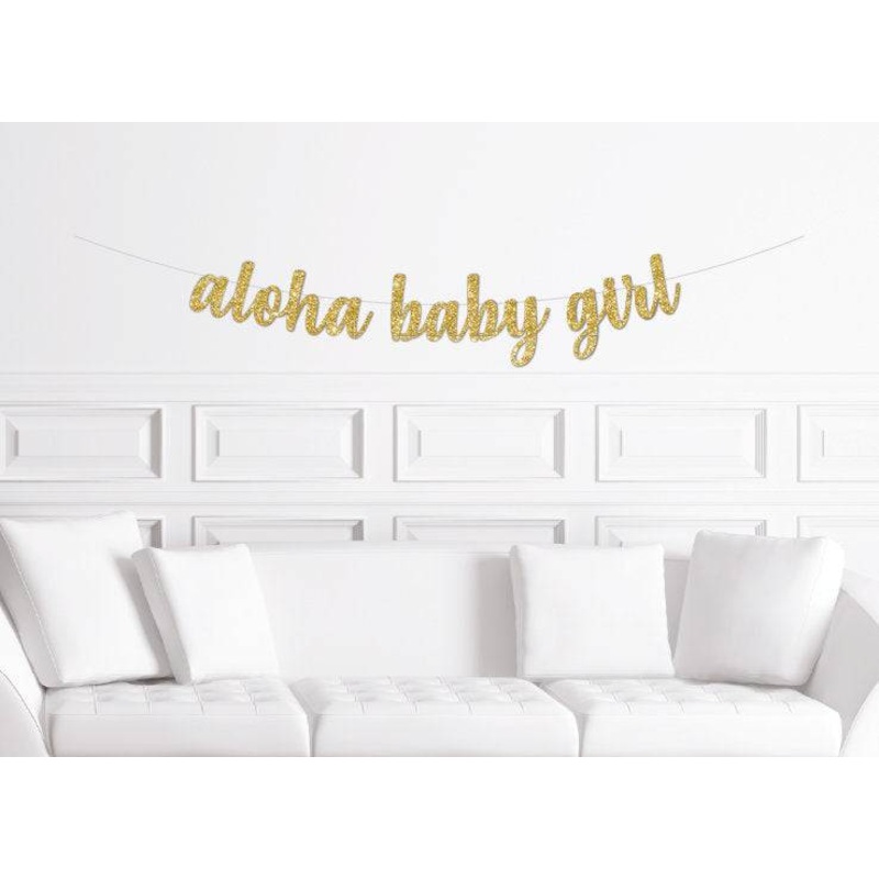 Aloha Baby Girl Banner
