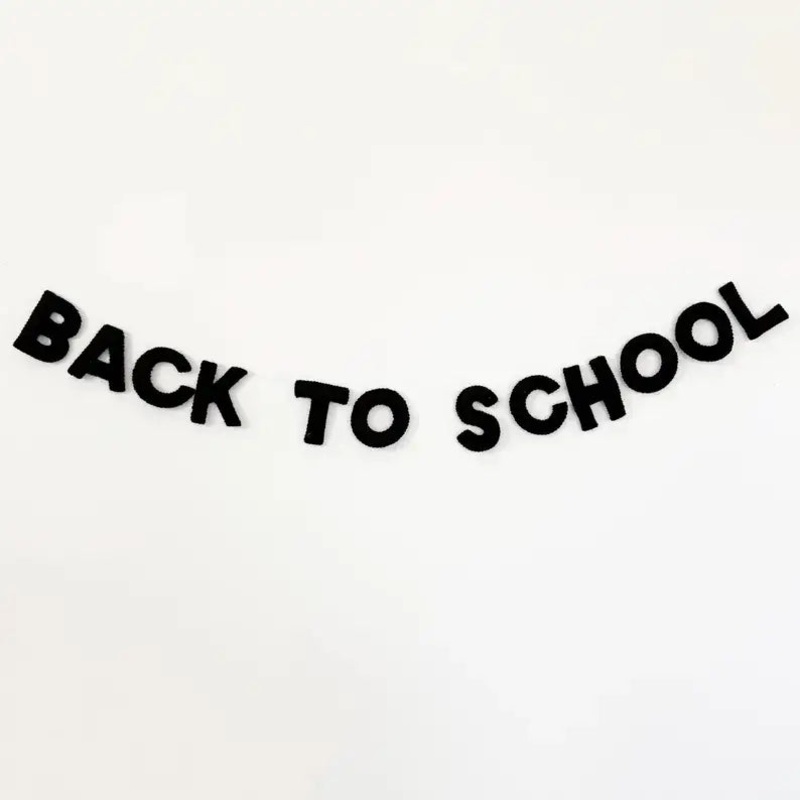 Back to School Felt Banner