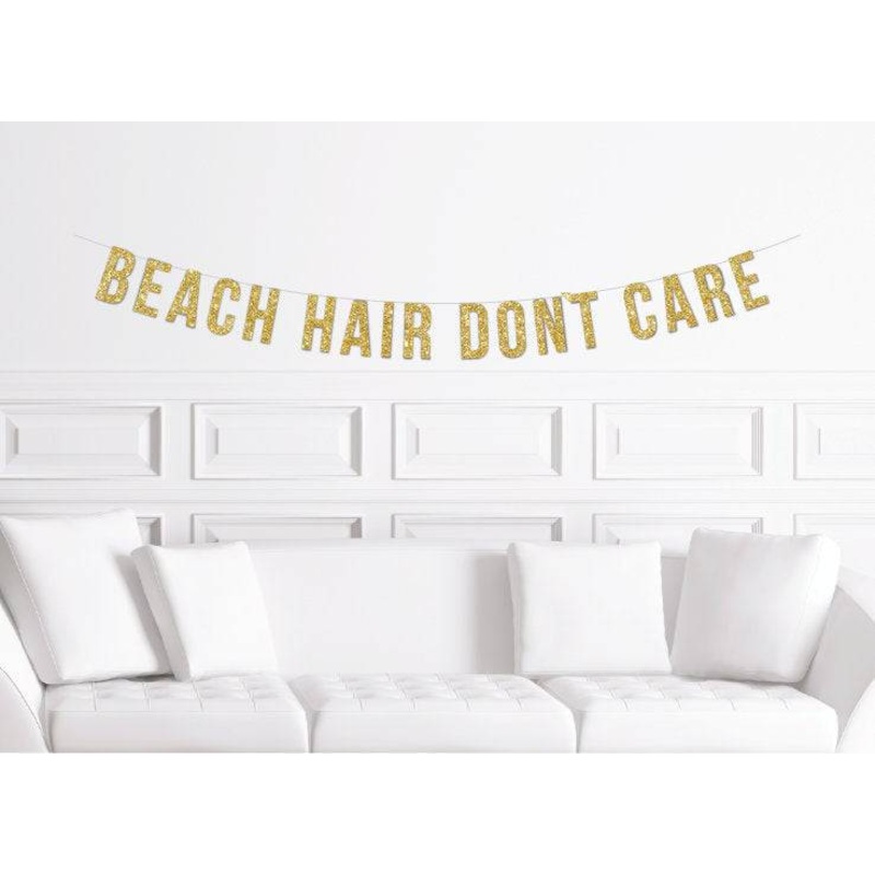 Beach Hair Don't Care Banner