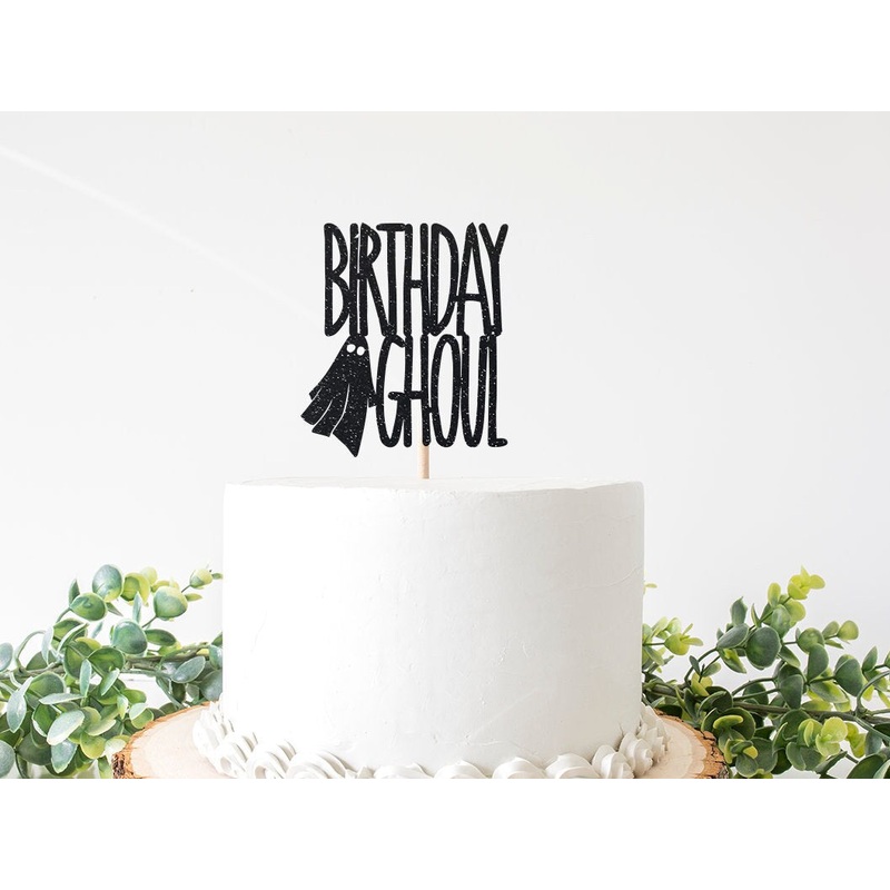 Birthday Ghoul Cake Topper