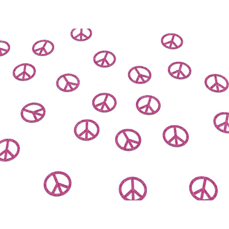 Boho Peace Sign Party Confetti