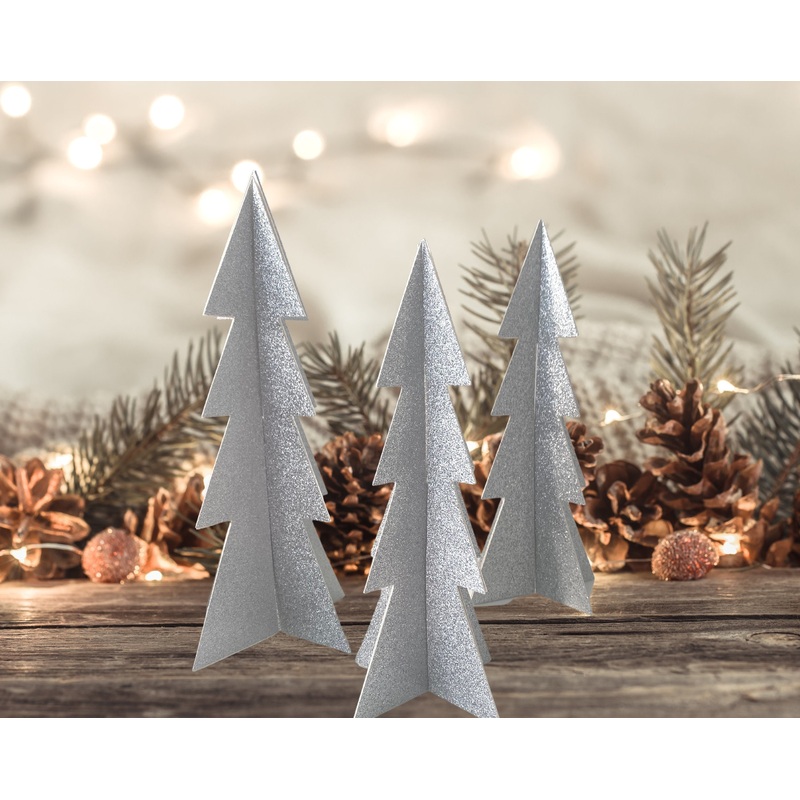 Christmas Tree Table Decor 3 pk