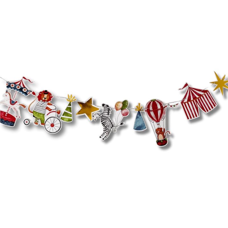 Circus Carnival Banner 8ft.