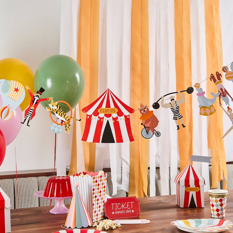 Circus Parade Paper Garland 3m