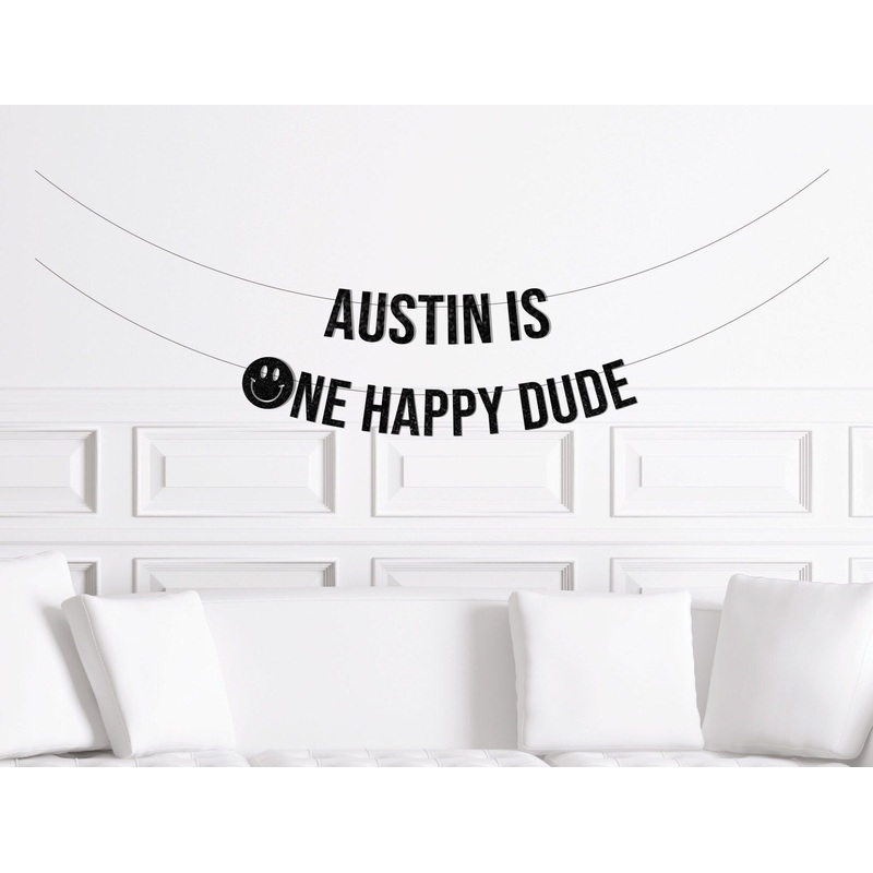Custom One Happy Dude Banner