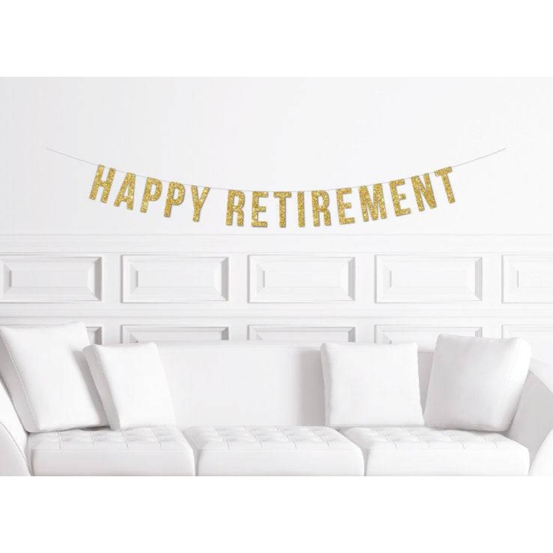 Happy Retirement Party Banner