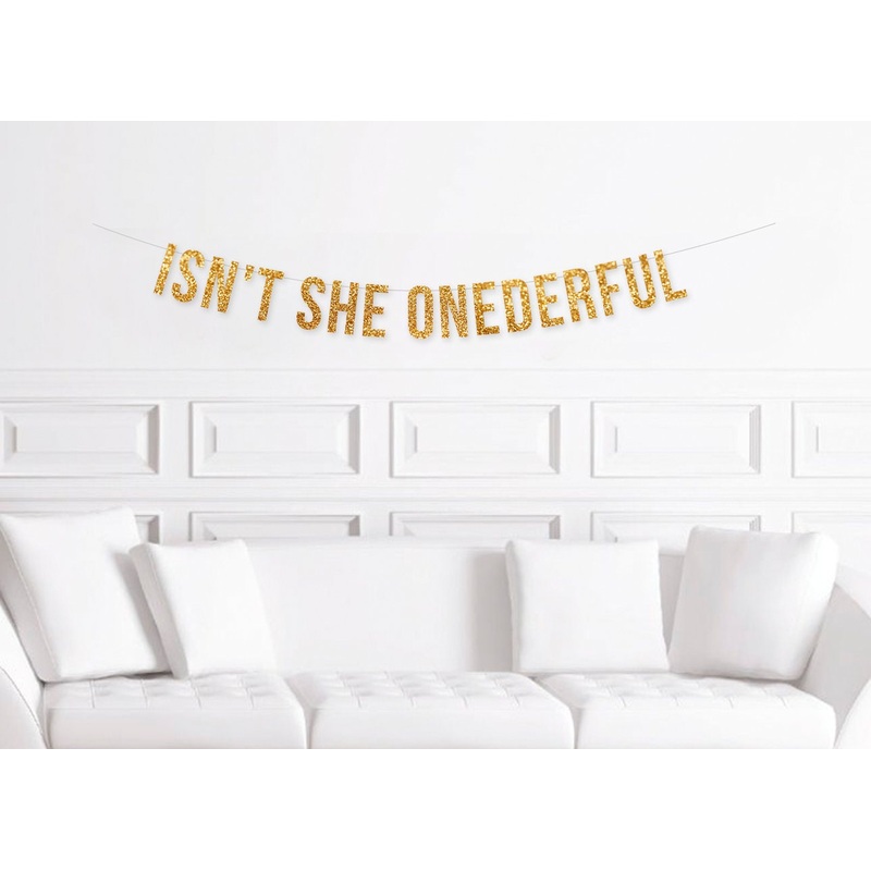 Isn't She Onederful Banner