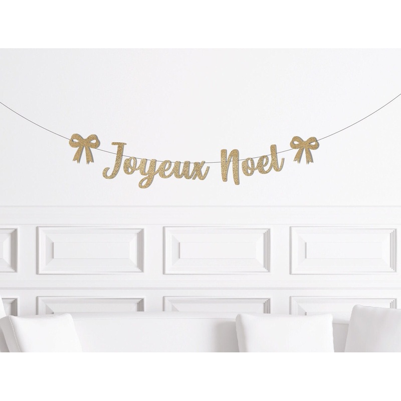Joyeux Noel Christmas Banner
