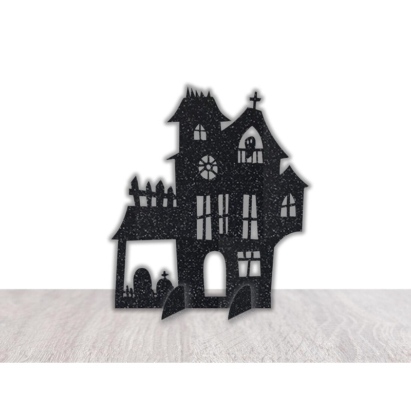 Large Haunted House Centerpiece