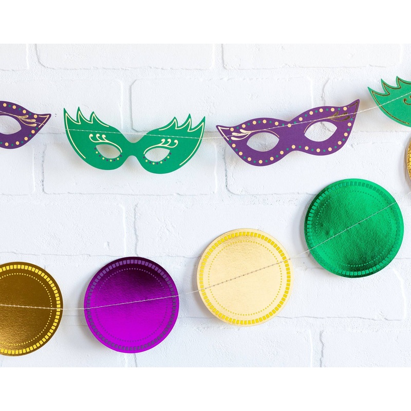 Mardi Gras Mask Banner S3095