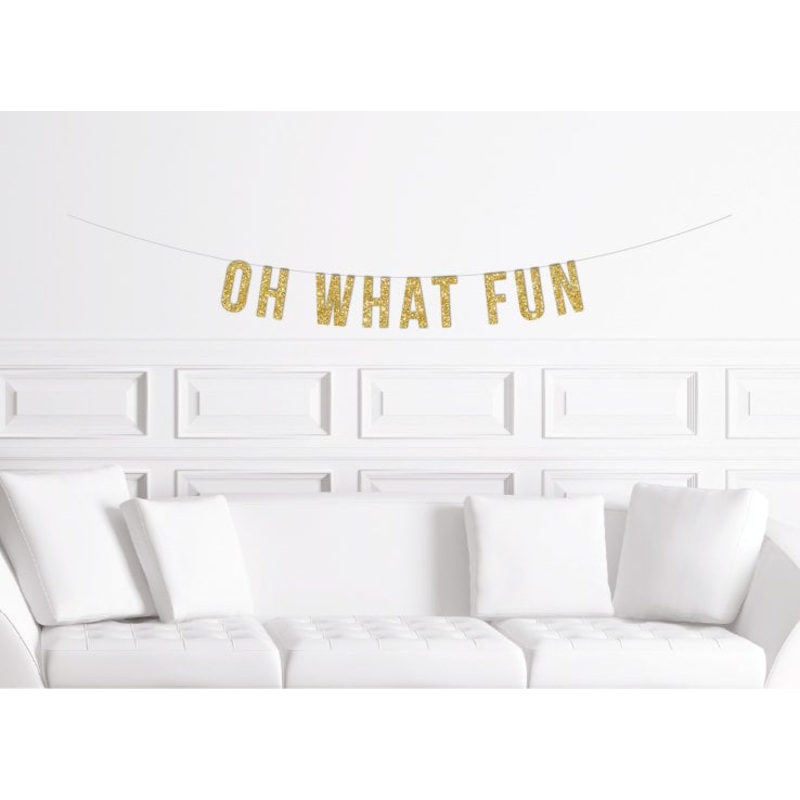 Oh What Fun Party Banner