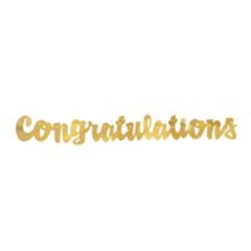 Banner - Congratulation (gold)