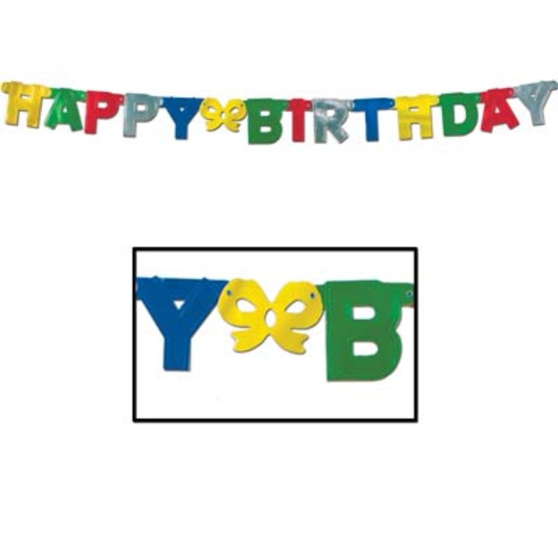 Banner - Foil Happy Birthday
