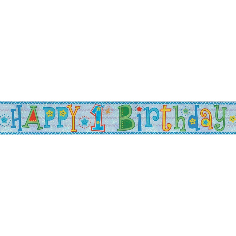 Banner - Happy 1st Birthday BOY