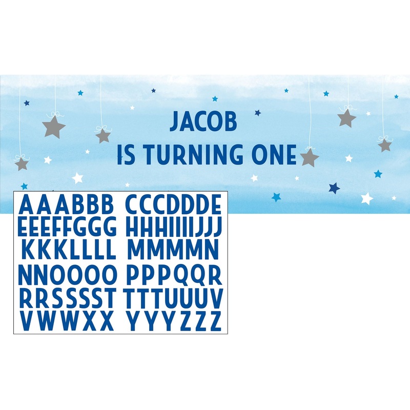 Banner - One Little Star (Blue)
