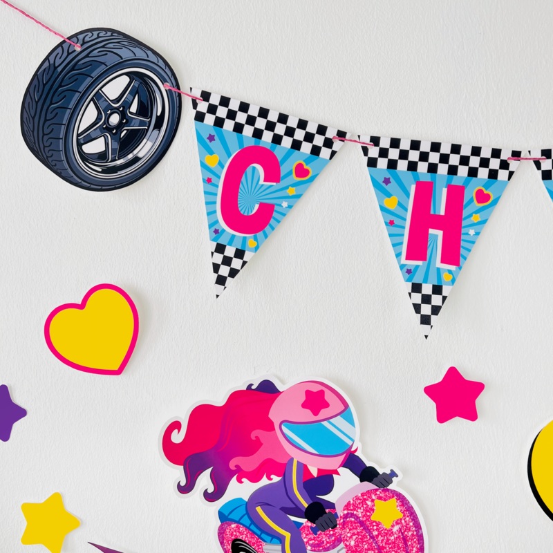 Dirt Bike Girl Banner