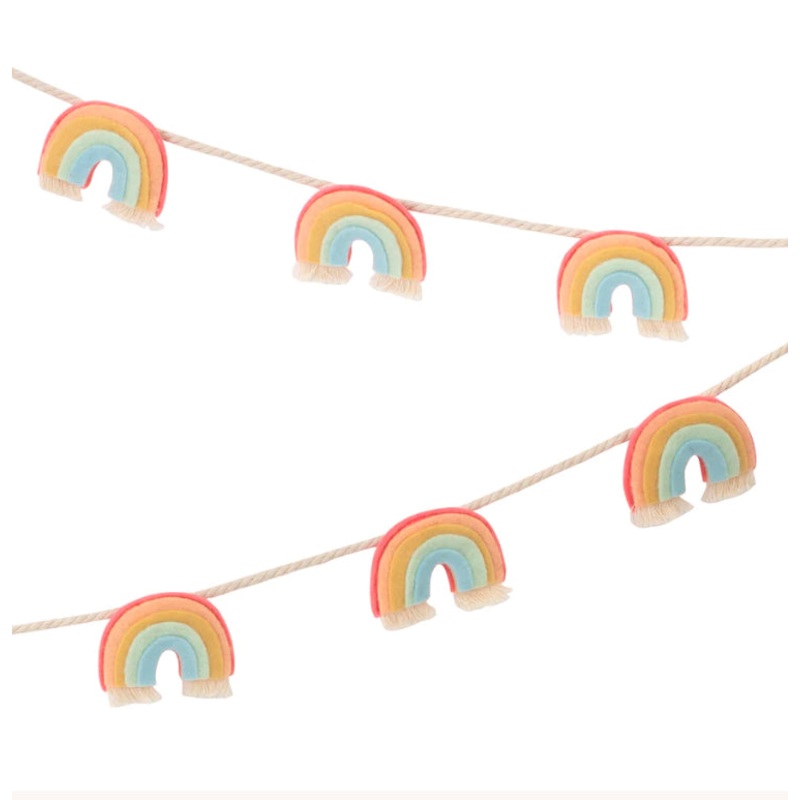 Felt Rainbow Garland