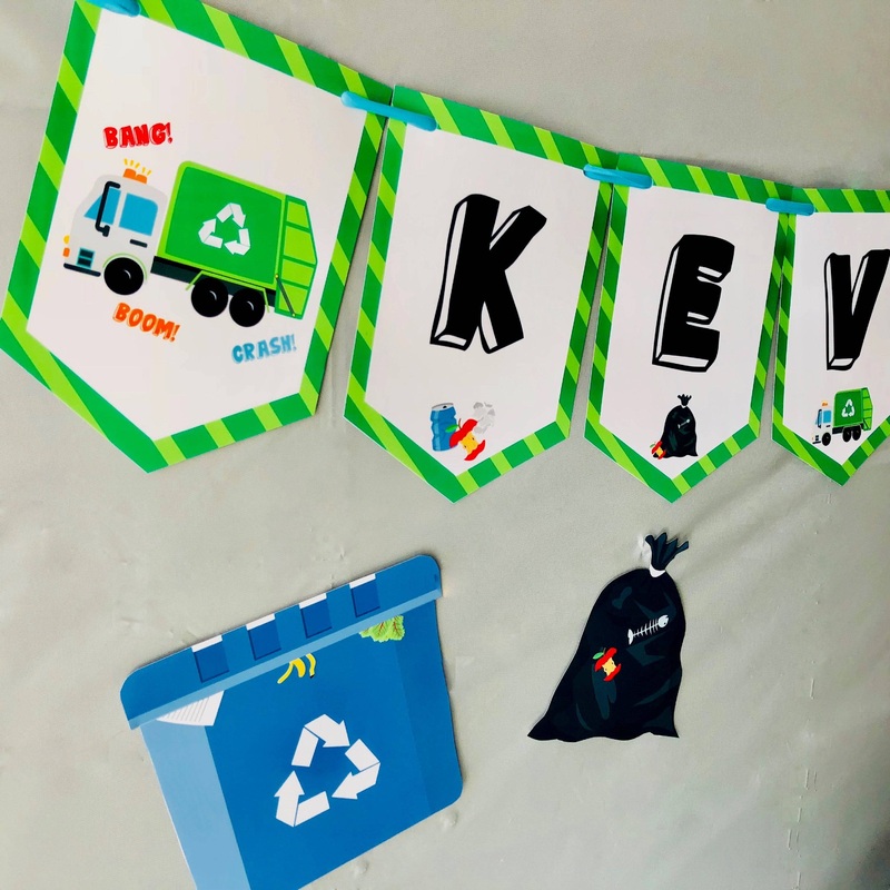 Garbage Truck Banner