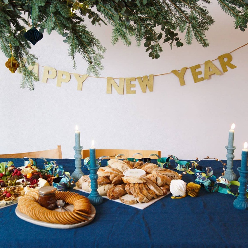 Gold Happy New Year Banner