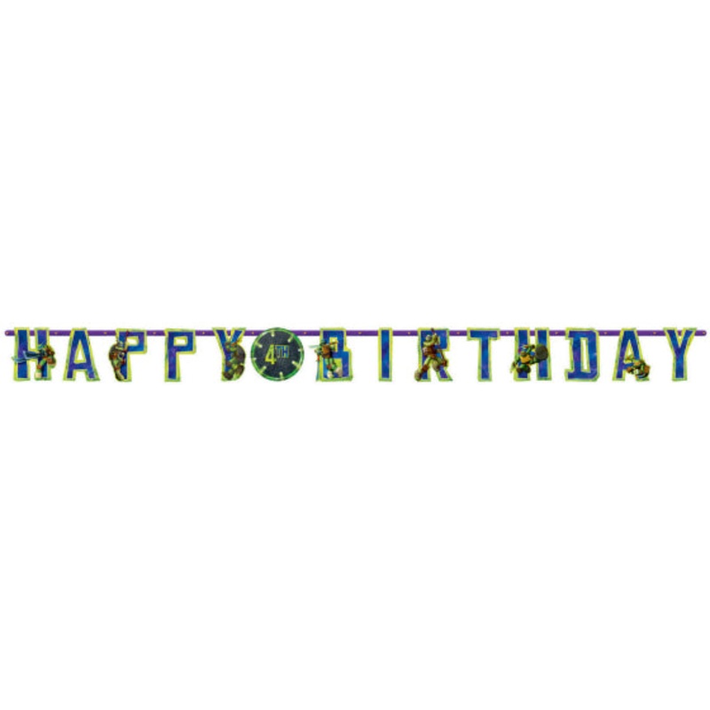JUMBO LETTER BANNER KIT - TMNT