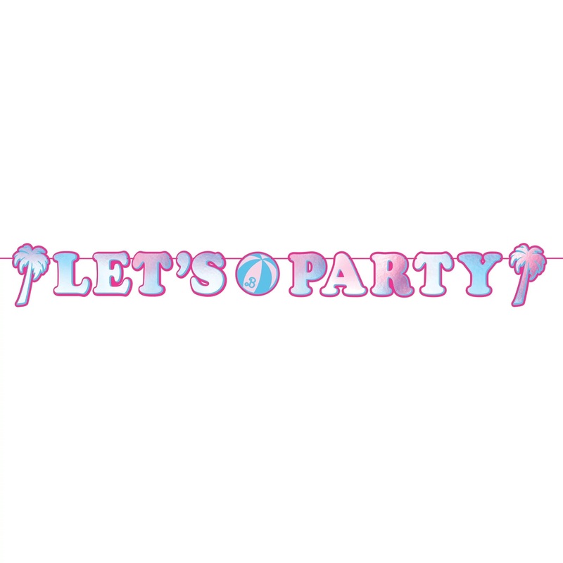 Malibu Barbie - Letter Banner