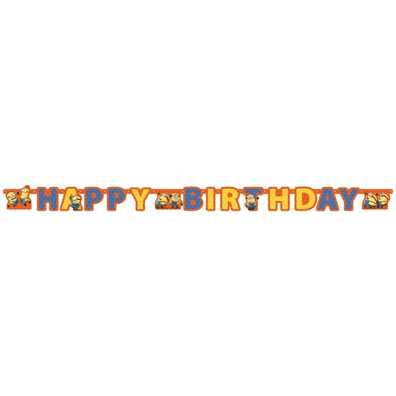 MINION BIRTHDAY BANNER -  1.8M