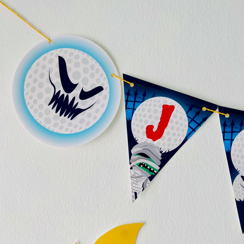 Monster Mini Golf Banner