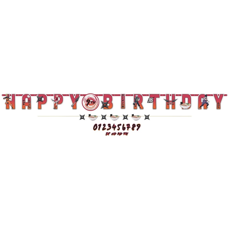 Naruto - Jumbo Letter Banner
