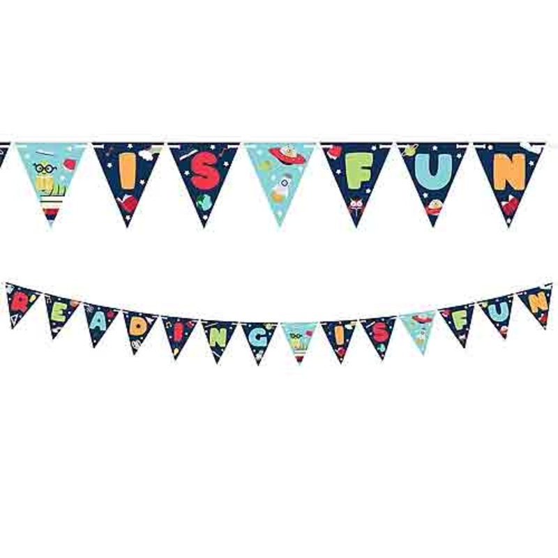 Pennant Banner - Reading Is Fun