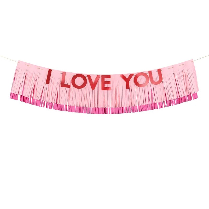 Banner I Love You, 150x30 cm