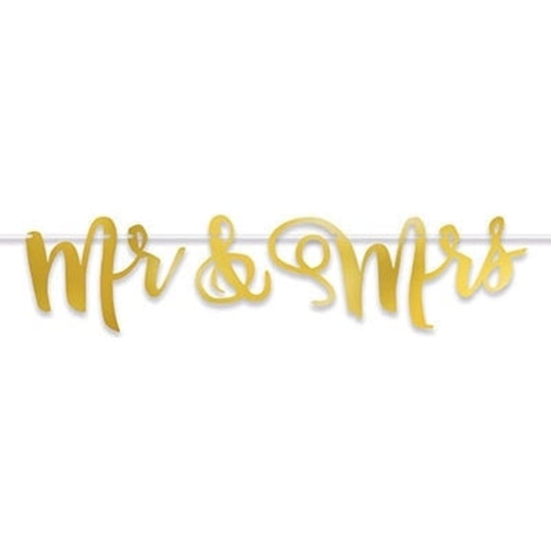 Foil Mr & Mrs Banner
