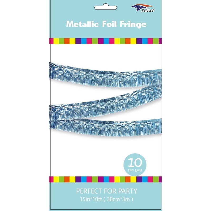 Fringe Banner - Light Blue 10'