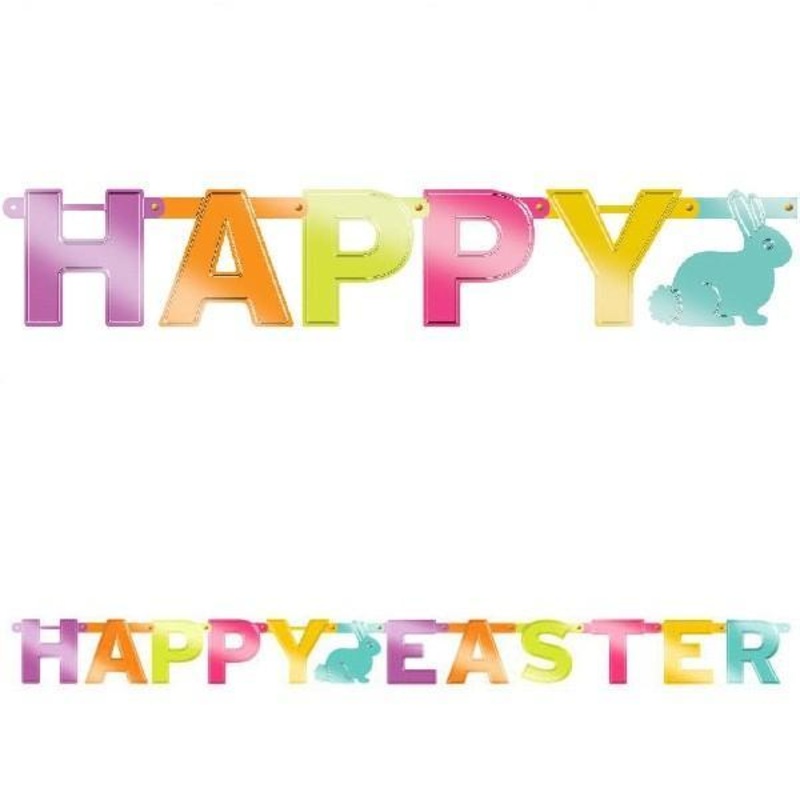 Happy Easter Foil Letter Banner
