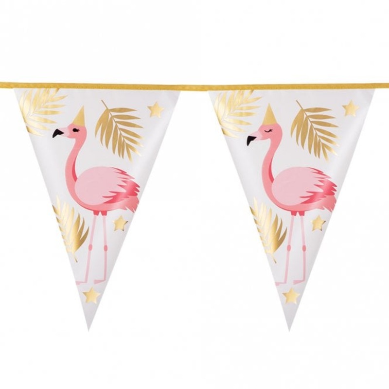 Let's Flamingo Flag Banner (4m)