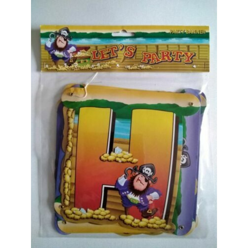 Lets Party Pirate Banner