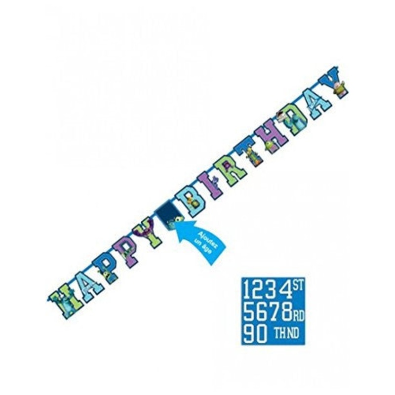 Monsters Inc Letter Banner